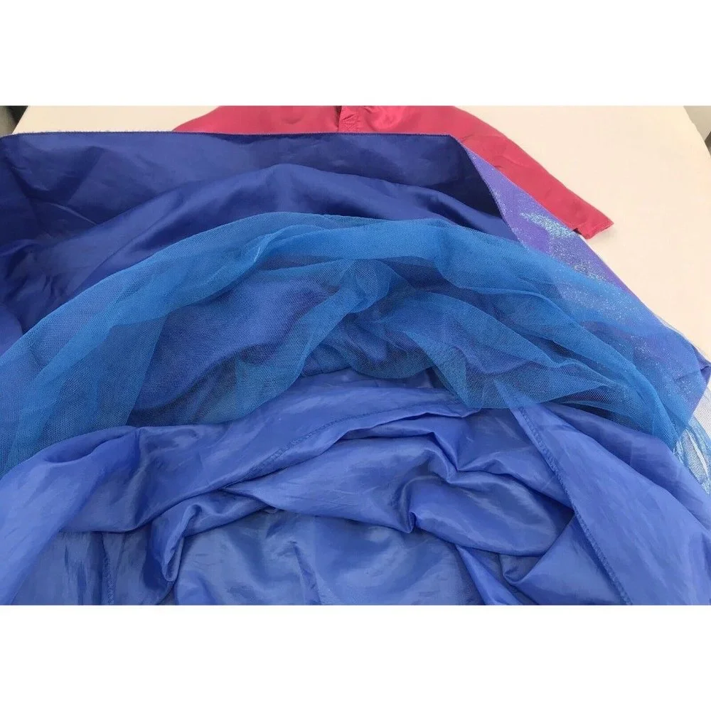 Disney Collection Frozen Princess Ana Size 9/10‎ Girls blue Purple Dress Costume